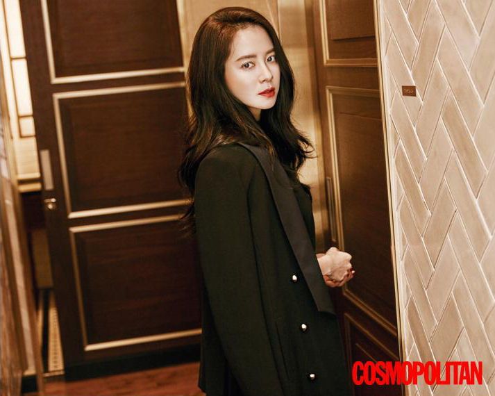 Song Ji Hyo For October Cosmopolitan Couch Kimchi